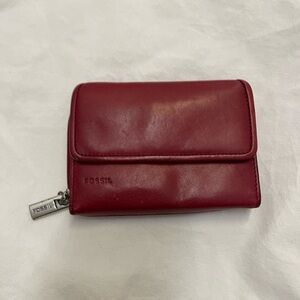 Fossil Cherry Red Women's Wallet